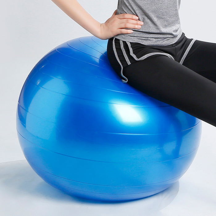 Yoga Ball - Fitness & Exercise Ball W/ Pump