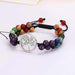 7 Stone Chakra Bead Bracelet for Women - Healing Energy, Anxiety Relief, Meditation Jewelry
