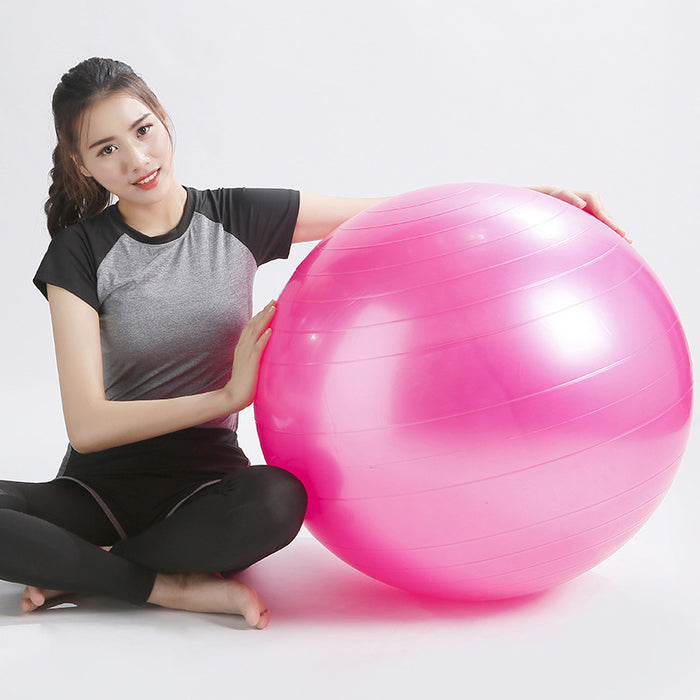 Yoga Ball - Fitness & Exercise Ball W/ Pump