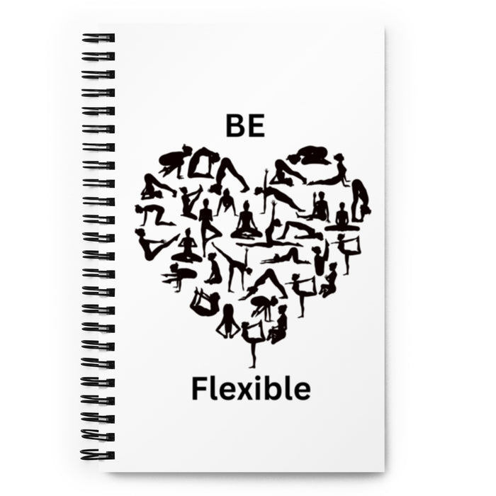 Be Flexible Yoga Spiral Notebook